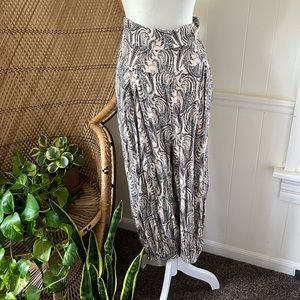 Anthropologie Paisley Gypsy Harem Pants